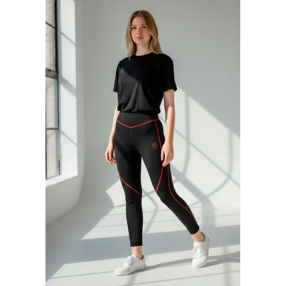 Pantaloni da trail La Sportiva Instant W Black Cherry Tomato