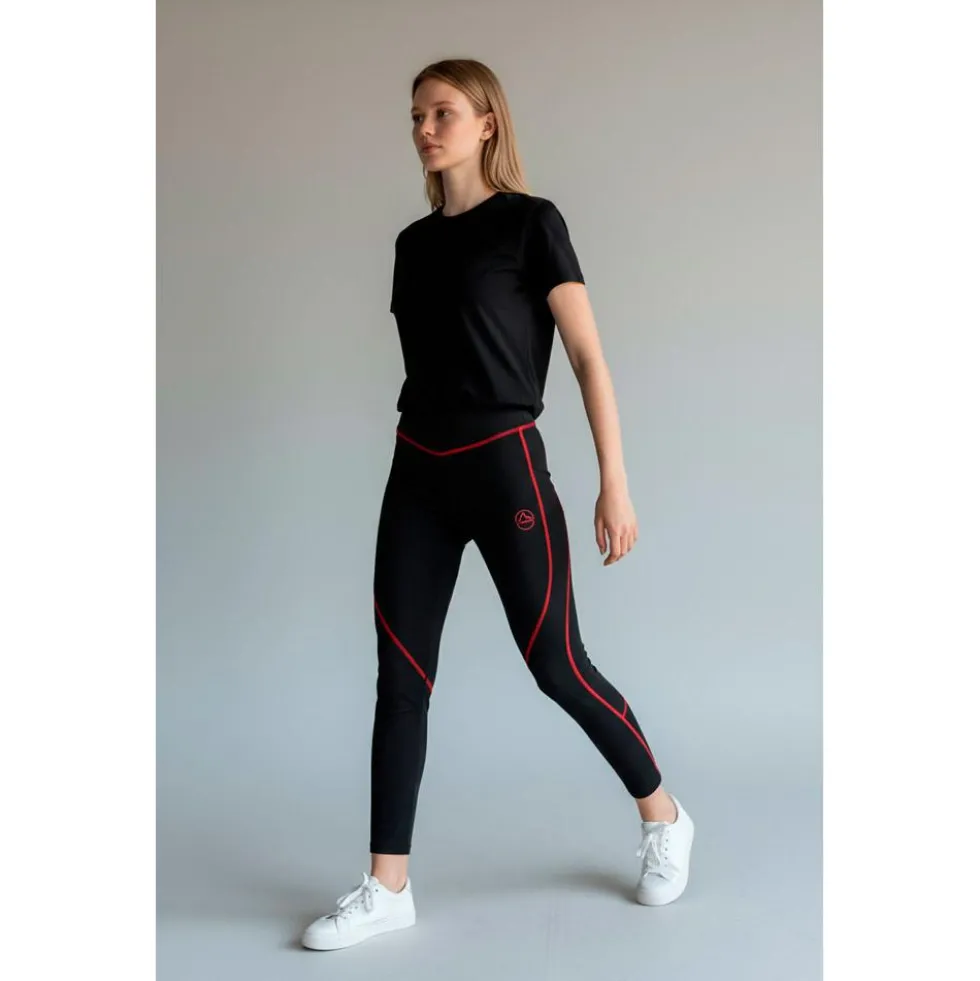 Pantaloni da trail La Sportiva Instant W Black Cherry Tomato