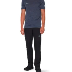 Pantaloni da trekking Mammut Runbold Guide Sofshell Black