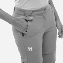 Pantaloni da trekking Millet Ubic Stretch Zip Off Pant W Black