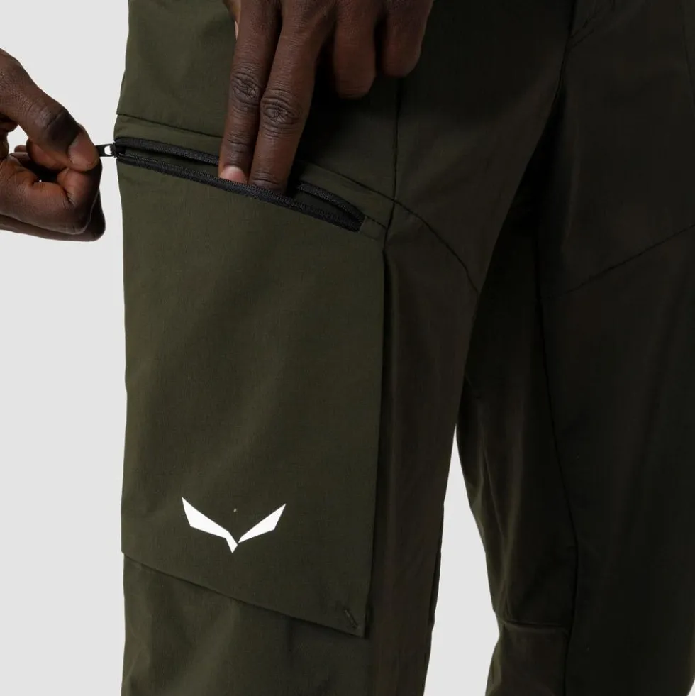 Pantaloni da trekking Salewa Puez Durastretch Cargo Pants M Dark Olive