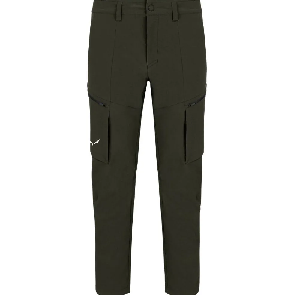 Pantaloni da trekking Salewa Puez Durastretch Cargo Pants M Dark Olive