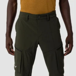 Pantaloni da trekking Salewa Puez Durastretch Cargo Pants M Dark Olive