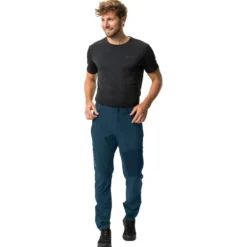 Pantaloni da trekking Vaude Men's Scopi Pants III Dark Sea Dark Sea