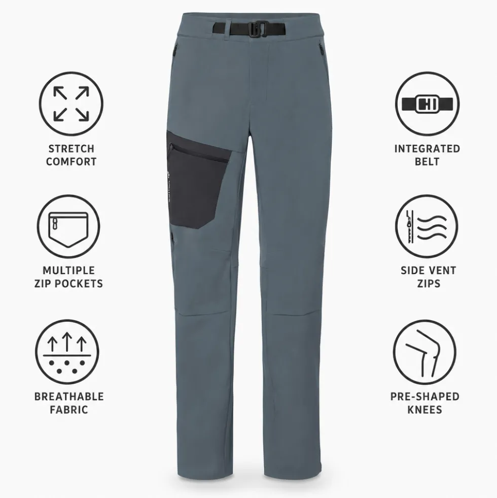 Pantaloni da trekking Vaude Men's Badile III Heron