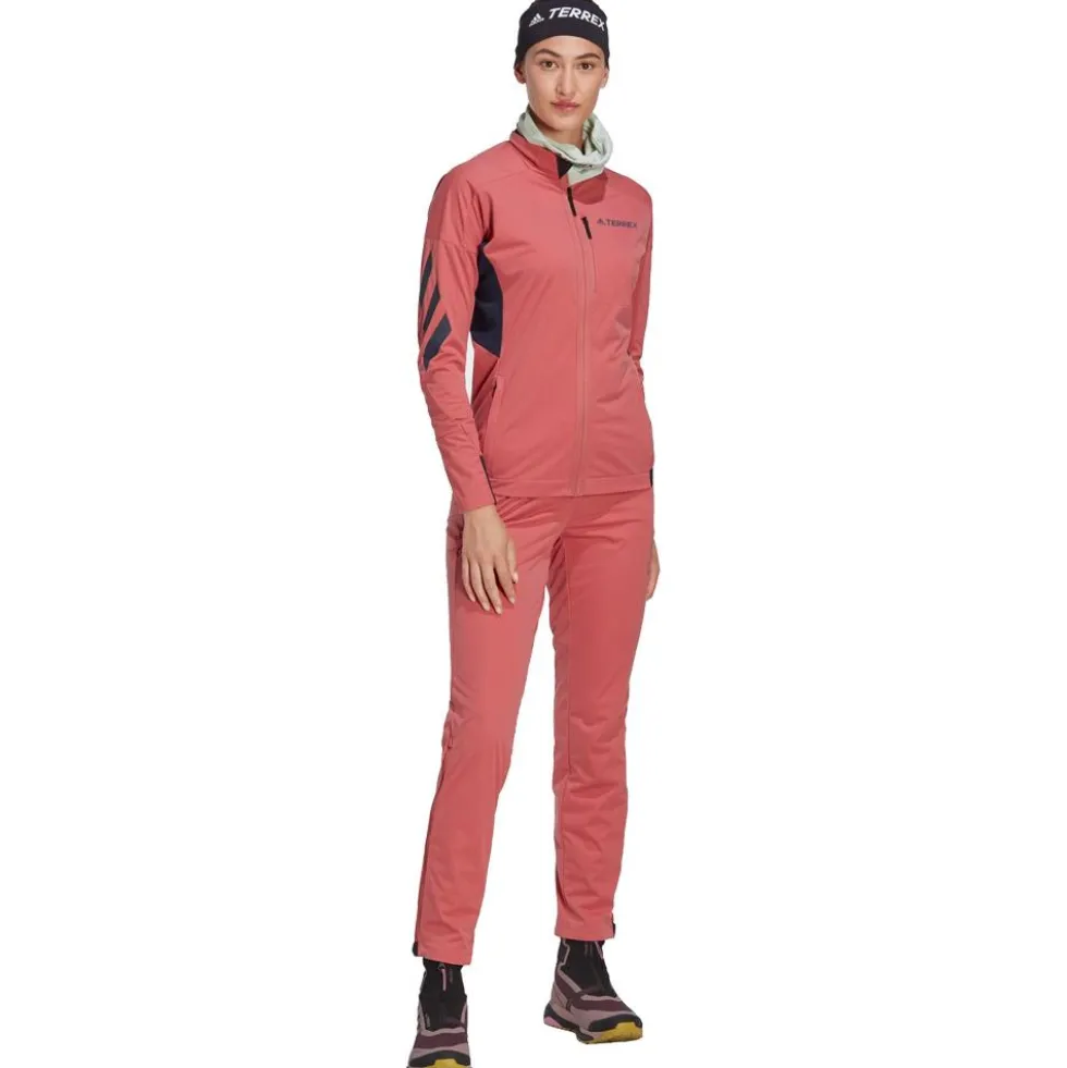 Pantaloni sci di fondo adidas W Xpr Xc Pant Wonder Red