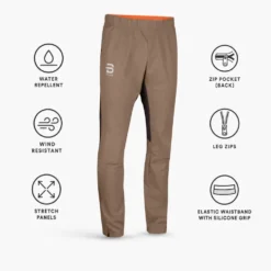 Pantaloni sci di fondo Bjorn Daehlie Power Desert Taupe