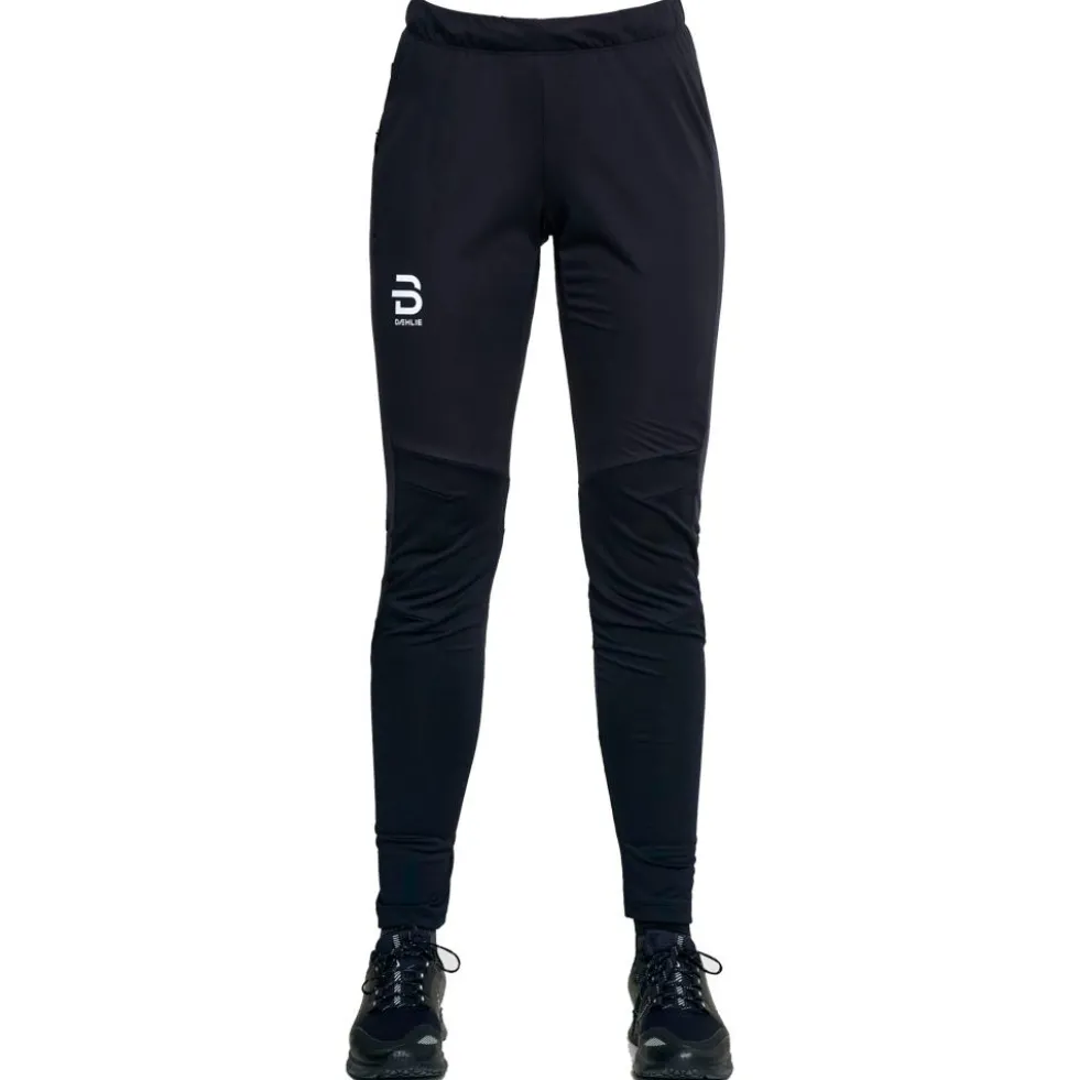 Pantaloni sci di fondo Bjorn Daehlie Flow Wmn Black/Snow White