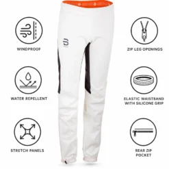 Pantaloni sci di fondo Bjorn Daehlie Power Wmn Bright White
