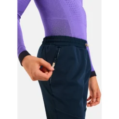 Pantaloni sci di fondo Odlo Essential Warm Kids Dark Sapphire