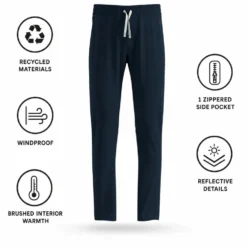 Pantaloni sci di fondo Odlo Essential Warm Kids Dark Sapphire