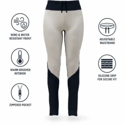 Pantaloni sci di fondo Odlo Langnes Wmn Pants Dark Sapphire White