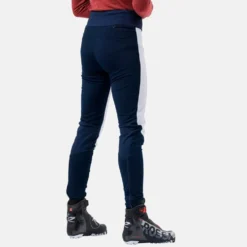 Pantaloni sci di fondo Odlo Langnes Wmn Pants Dark Sapphire White