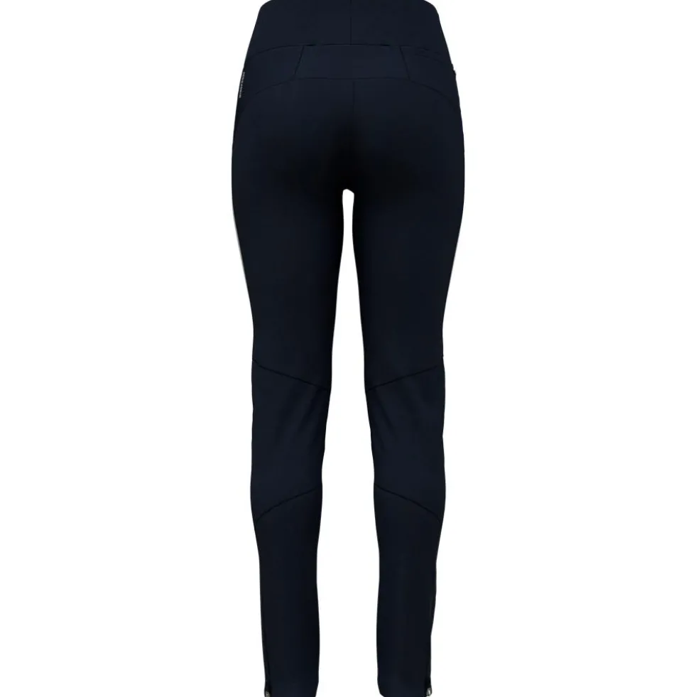 Pantaloni sci di fondo Odlo Langnes Wmn Pants Dark Sapphire White