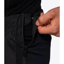 Pantaloni sci di fondo Swix Infinity Hybrid Wind Full Zip Black Black