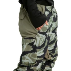 Pantaloni tecnici Burton Reserve 2L Pants Graffiti Camo Forest Moss