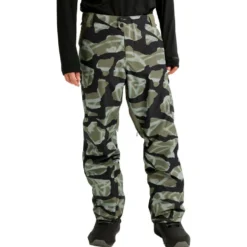 Pantaloni tecnici Burton Reserve 2L Pants Graffiti Camo Forest Moss