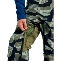 Pantaloni tecnici Burton Reserve 2L Insulated Pants Graffiti Camo Forest Moss