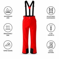 Pantaloni tecnici DARE2B Achieve II Pant Danger Red