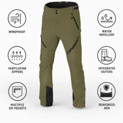 Pantaloni tecnici Dynafit Mercury Dynastretch Pants M Military Green
