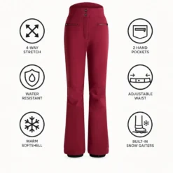 Pantaloni tecnici Fusalp Diana Acajou