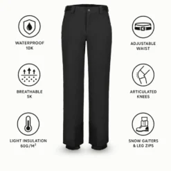 Pantaloni tecnici Icepeak Fleming Noir