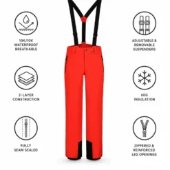 Pantaloni tecnici Icepeak Freiberg Rouge De Corail