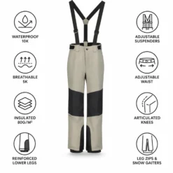 Pantaloni tecnici Icepeak Lenzen Jr Gris