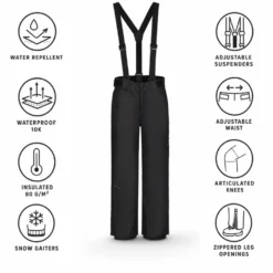 Pantaloni tecnici Icepeak Lenzen Jr Noir