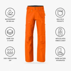 Pantaloni tecnici Norrona Lofoten Gore-Tex Pant Gold Flame