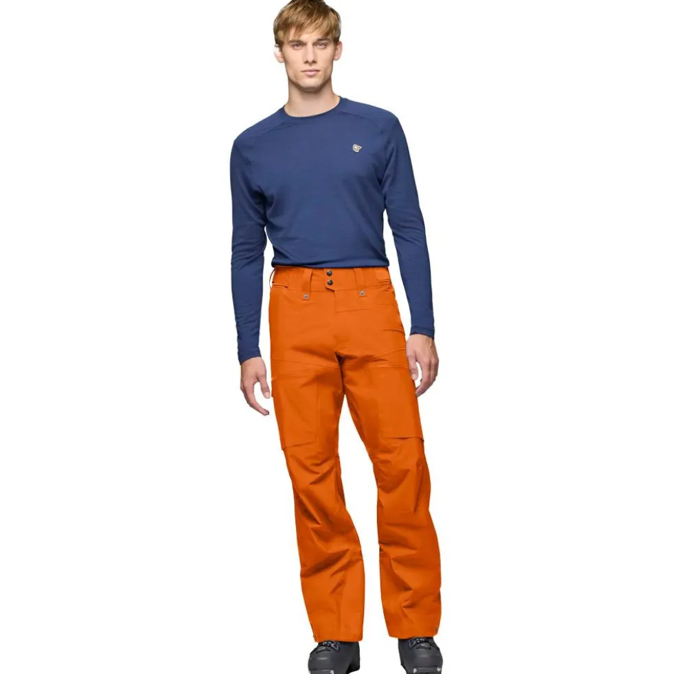Pantaloni tecnici Norrona Lofoten Gore-Tex Pant Gold Flame