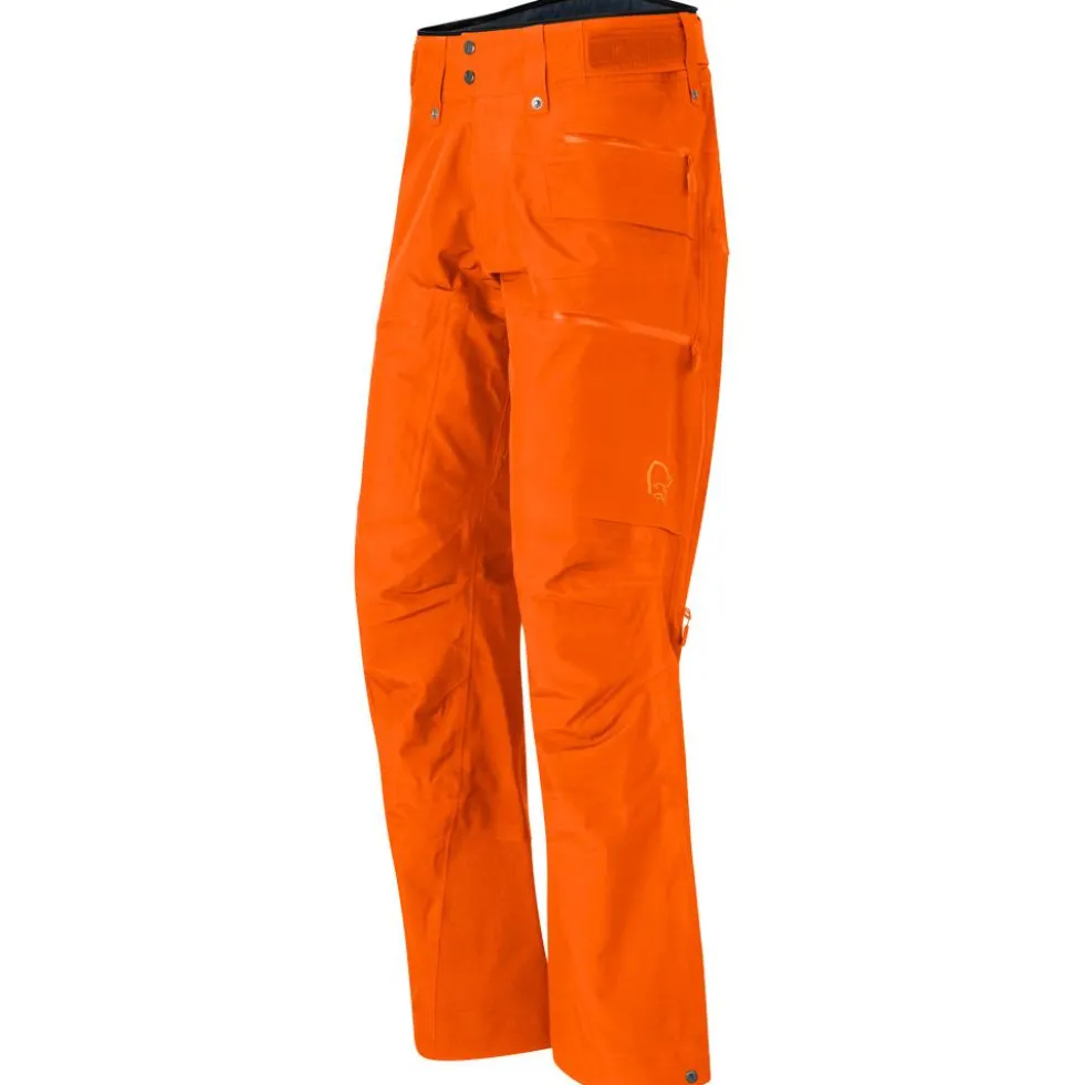 Pantaloni tecnici Norrona Lofoten Gore-Tex Pant Gold Flame