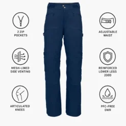 Pantaloni tecnici Norrona Women's Lyngen Flex1 Indigo Night