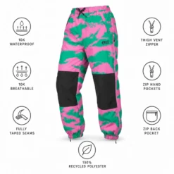 Pantaloni tecnici Picture Dicentra Retro Bliss Print