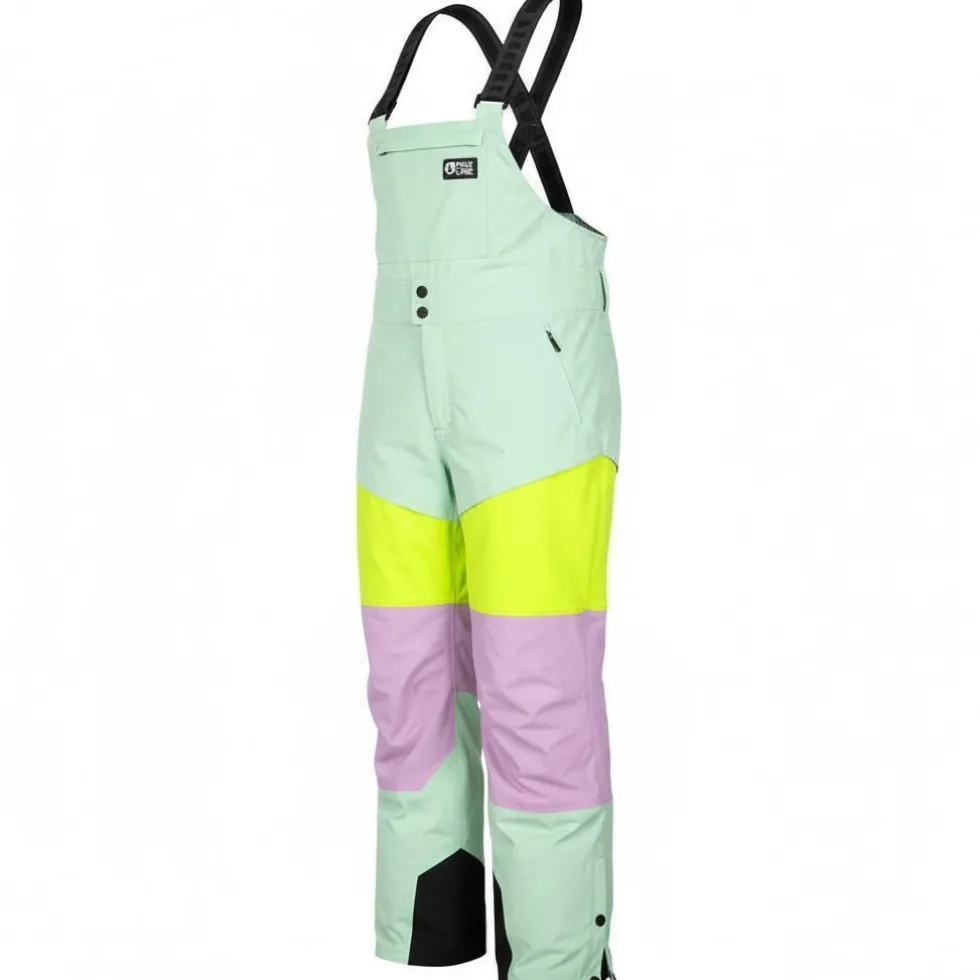 Pantaloni tecnici Picture Elwy Bib Silt Green Orchid Acid