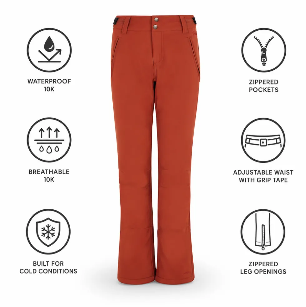 Pantaloni tecnici Protest Lole Uluru Rust