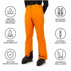 Pantaloni tecnici Protest Prtrowens Snowpants Caramel Yellow