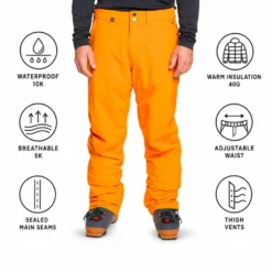 Pantaloni tecnici Quiksilver Estate Orange Pepper