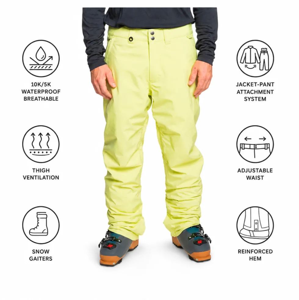 Pantaloni tecnici Quiksilver Estate Celery Green