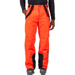 Pantaloni tecnici Rossignol Hero Blackside Insulated Pant Neon Red