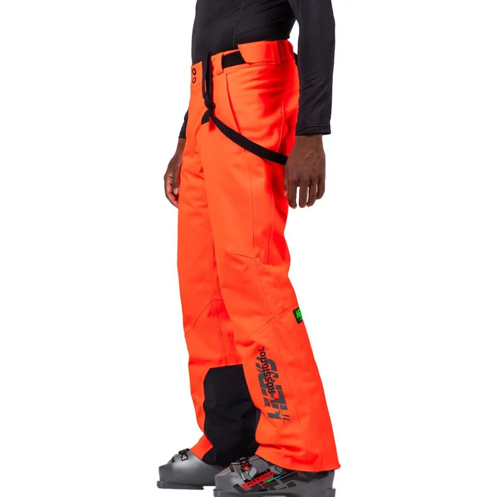 Pantaloni tecnici Rossignol Hero Blackside Insulated Pant Neon Red