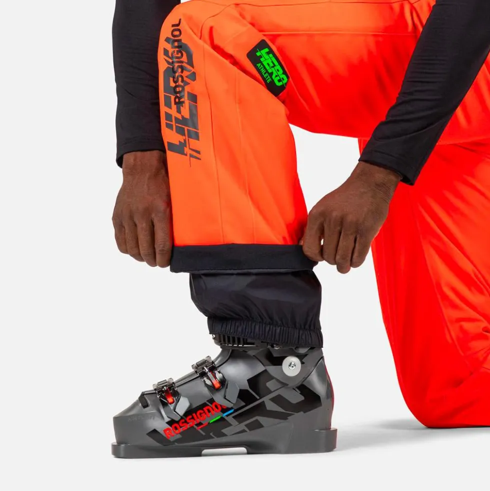 Pantaloni tecnici Rossignol Hero Blackside Insulated Pant Neon Red