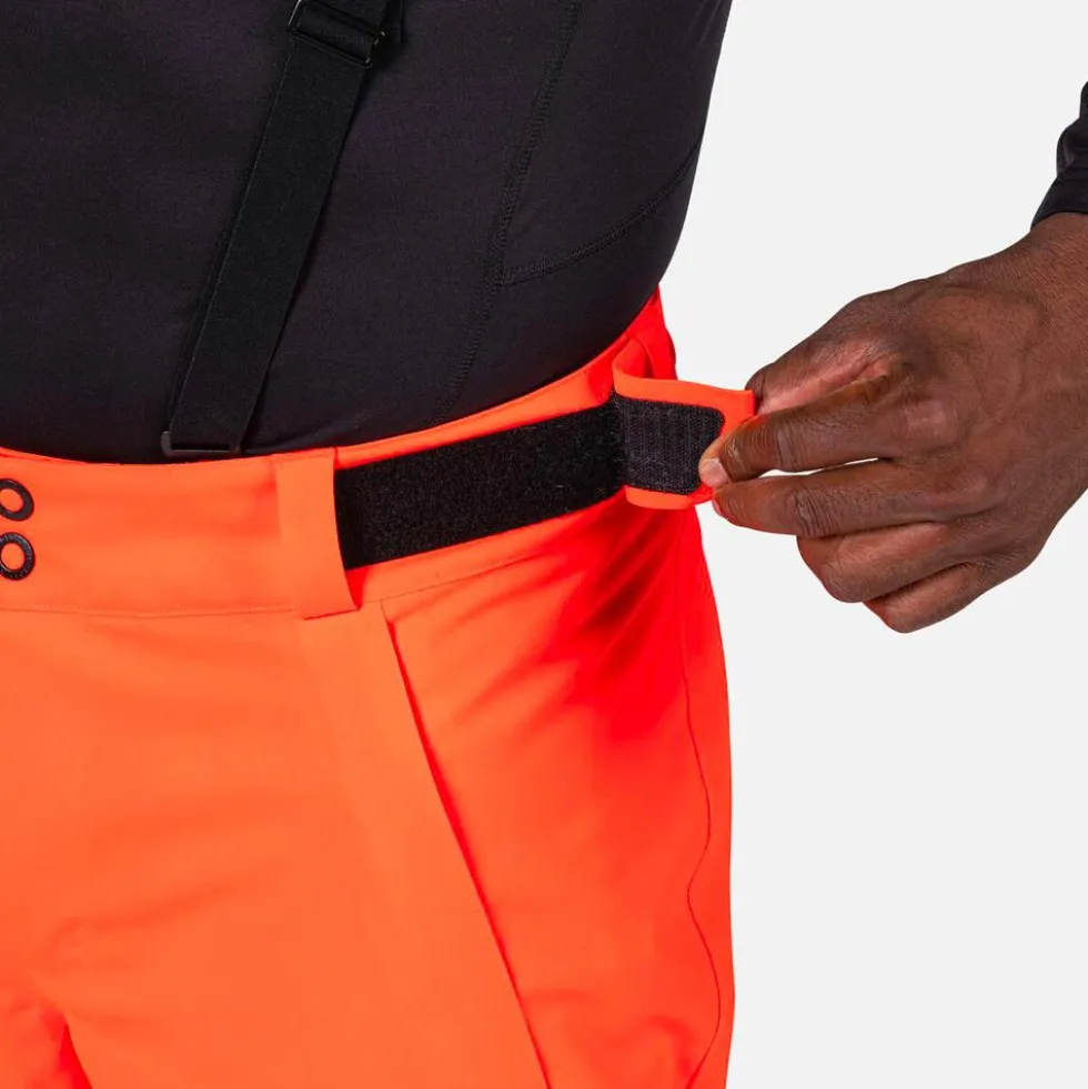 Pantaloni tecnici Rossignol Hero Blackside Insulated Pant Neon Red