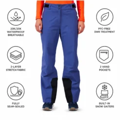 Pantaloni tecnici Rossignol W Insulated Ski Pant Future Blue