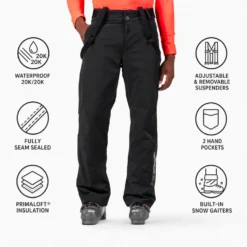 Pantaloni tecnici Rossignol Hero Blackside Insulated Pant Black
