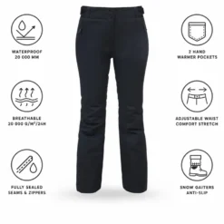 Pantaloni tecnici Rossignol W Ski Black