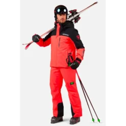 Pantaloni tecnici Rossignol Hero Insulated Ski Pant Neon Red