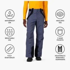 Pantaloni tecnici Rossignol Insulated Ski Pant True Night Blue