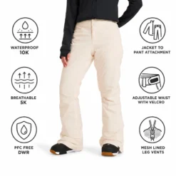 Pantaloni tecnici Roxy Backyard Buttercream