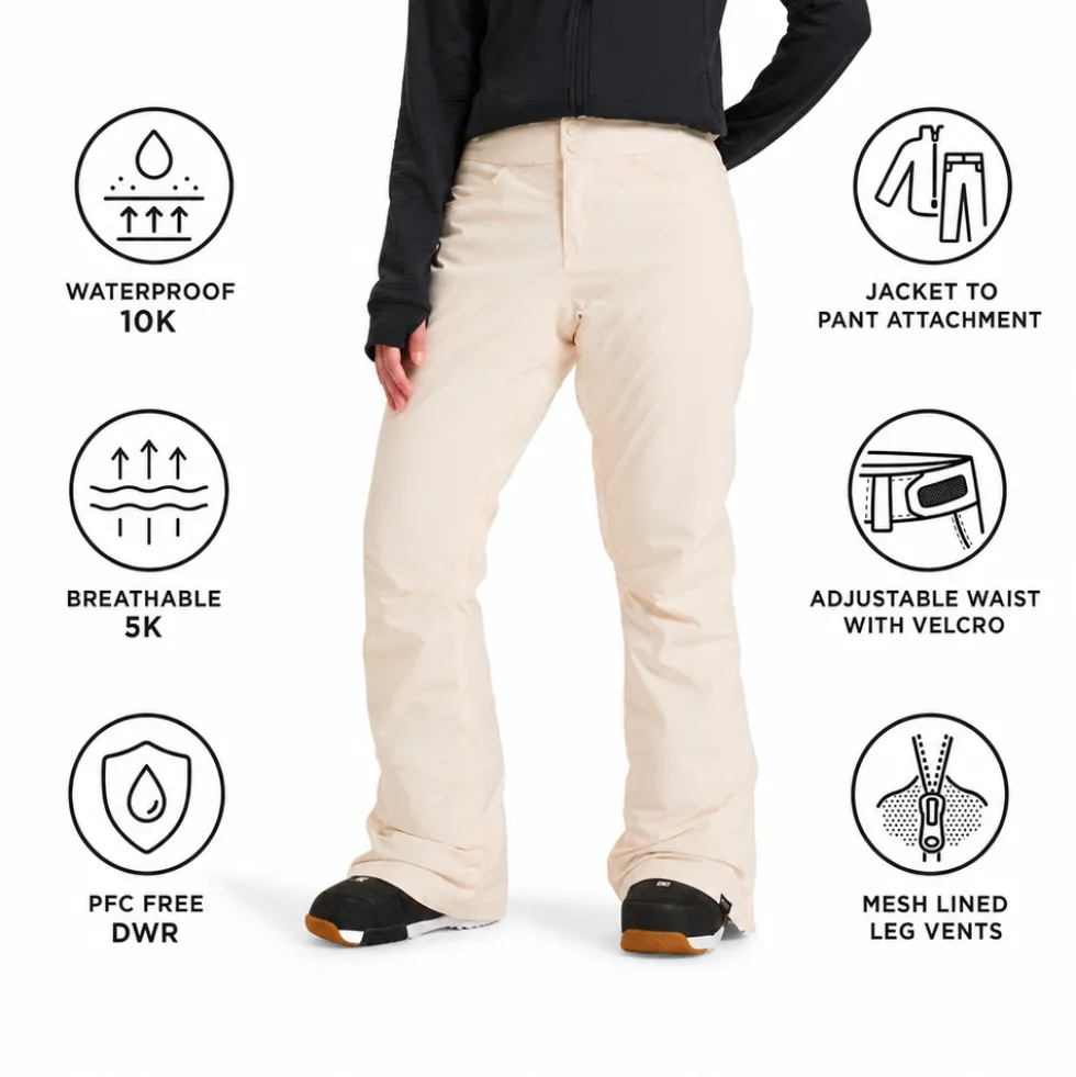 Pantaloni tecnici Roxy Backyard Buttercream